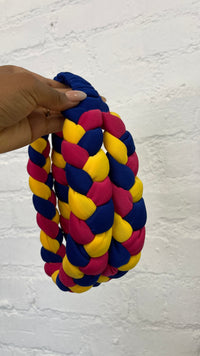Mixed Colour Braided Headband (Only)