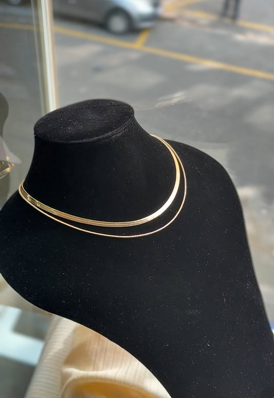 Golden Duet necklace