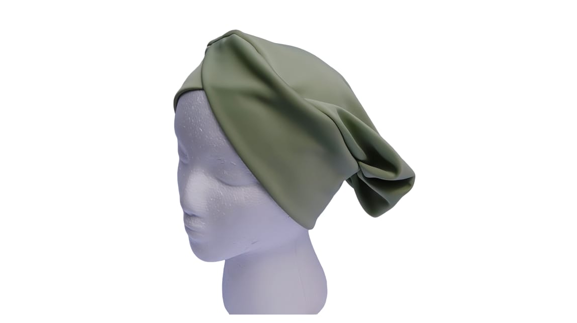 Plain turban (only)