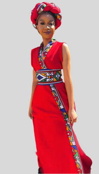 Sleeveless Mosadi Snatched Kimono (Tall)