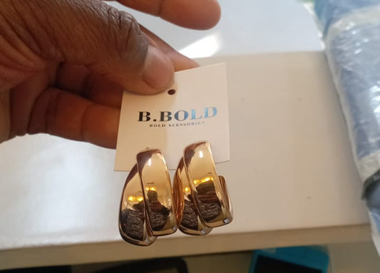 Double hoop earrings