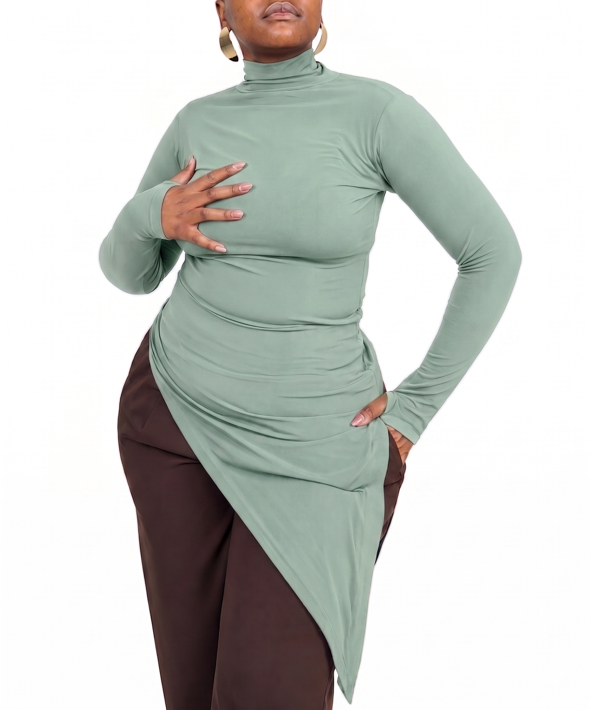 The Angle turtleneck Top
