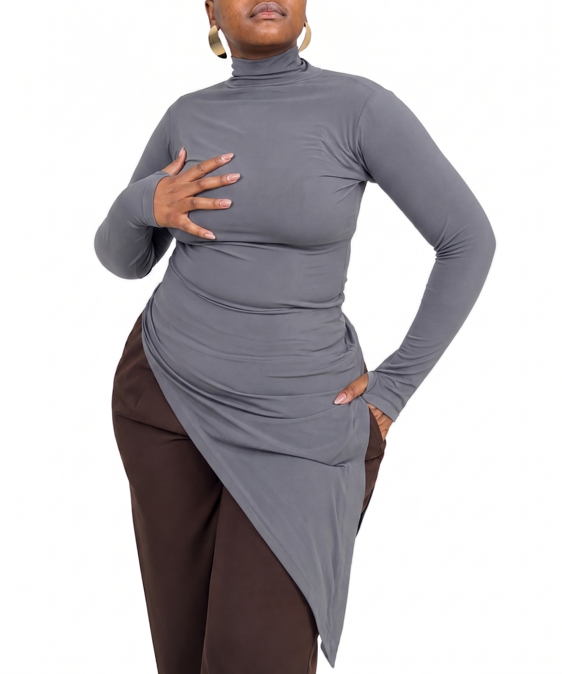 The Angle turtleneck Top