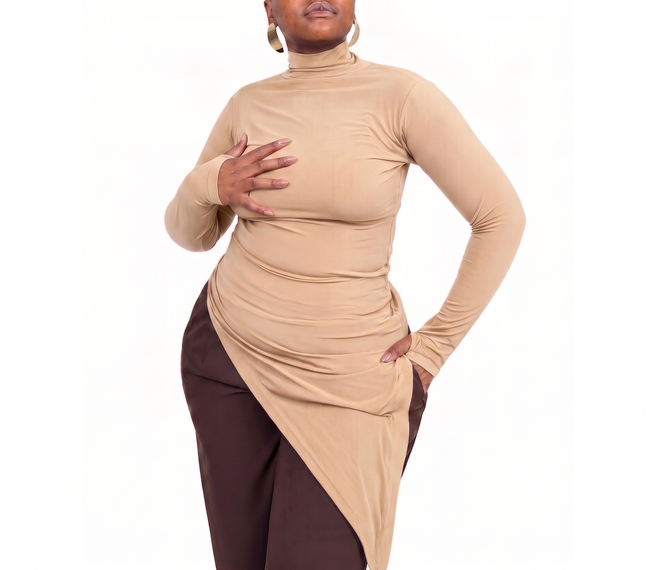 The Angle turtleneck Top