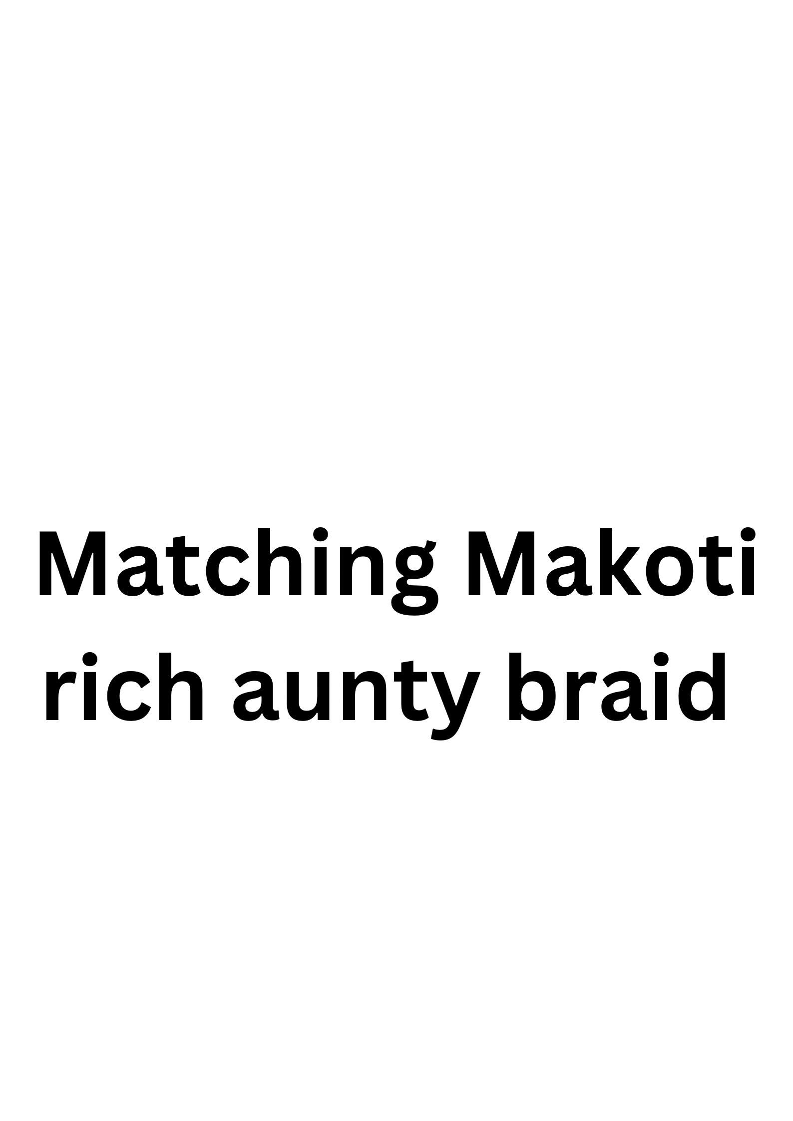 Matching shweshwe Rich Aunty Braid