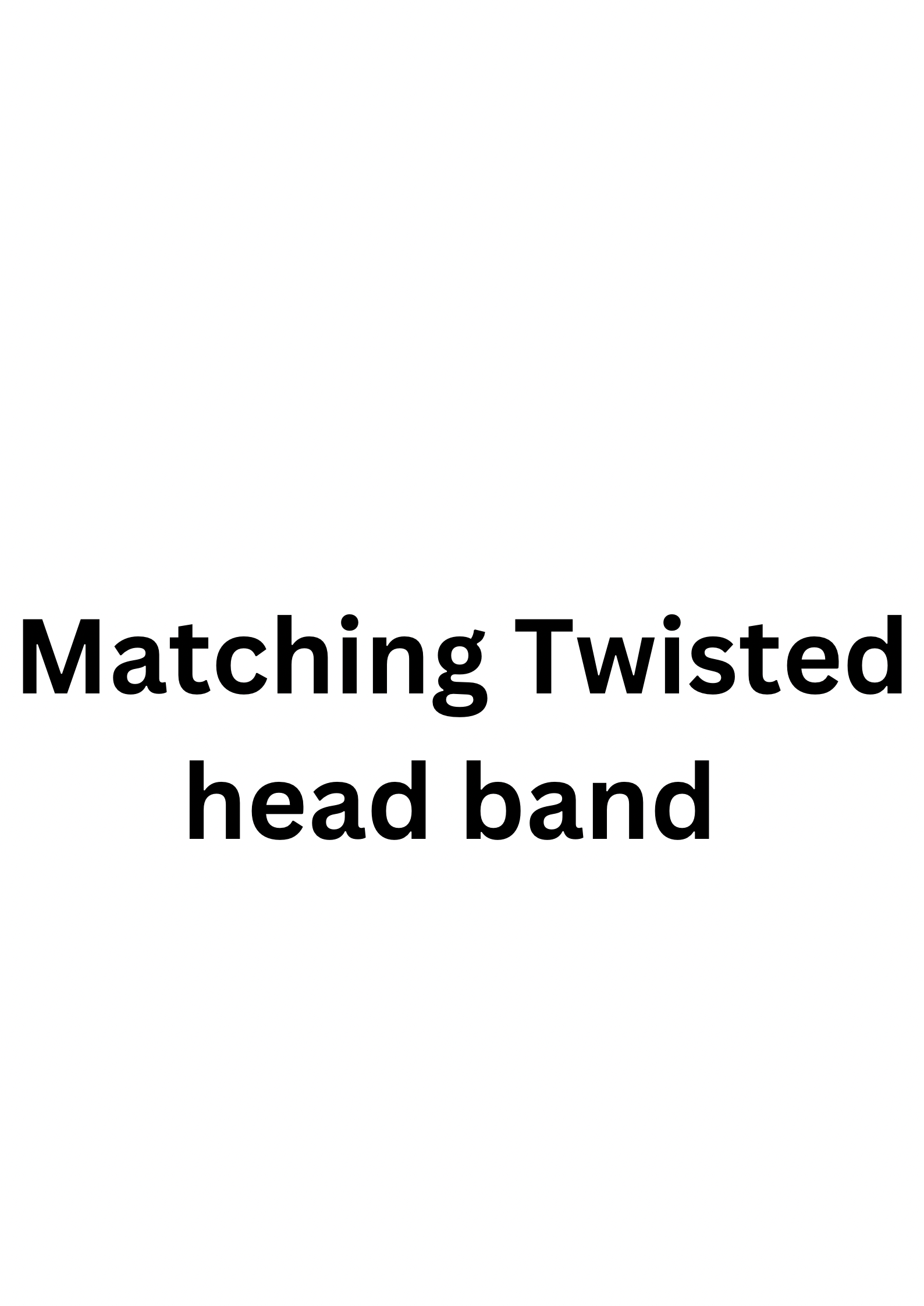 Matching Twisted Headband