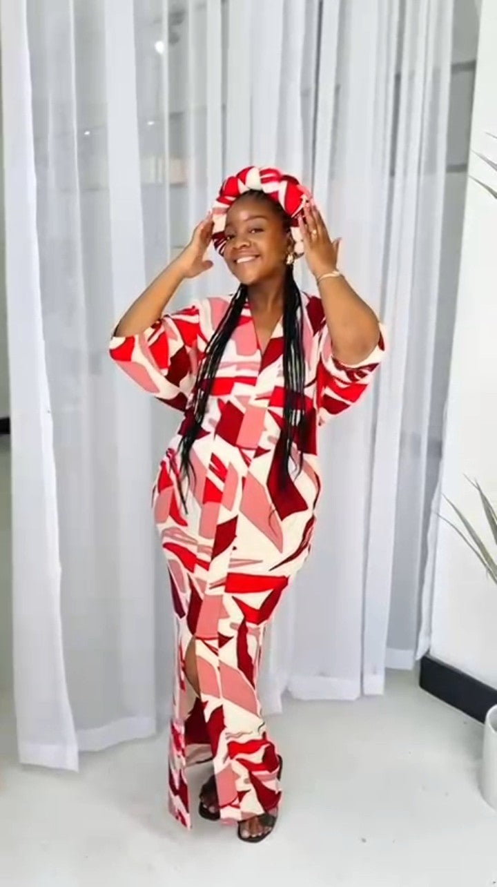 Printed Zarah Boubou(Regular and short)