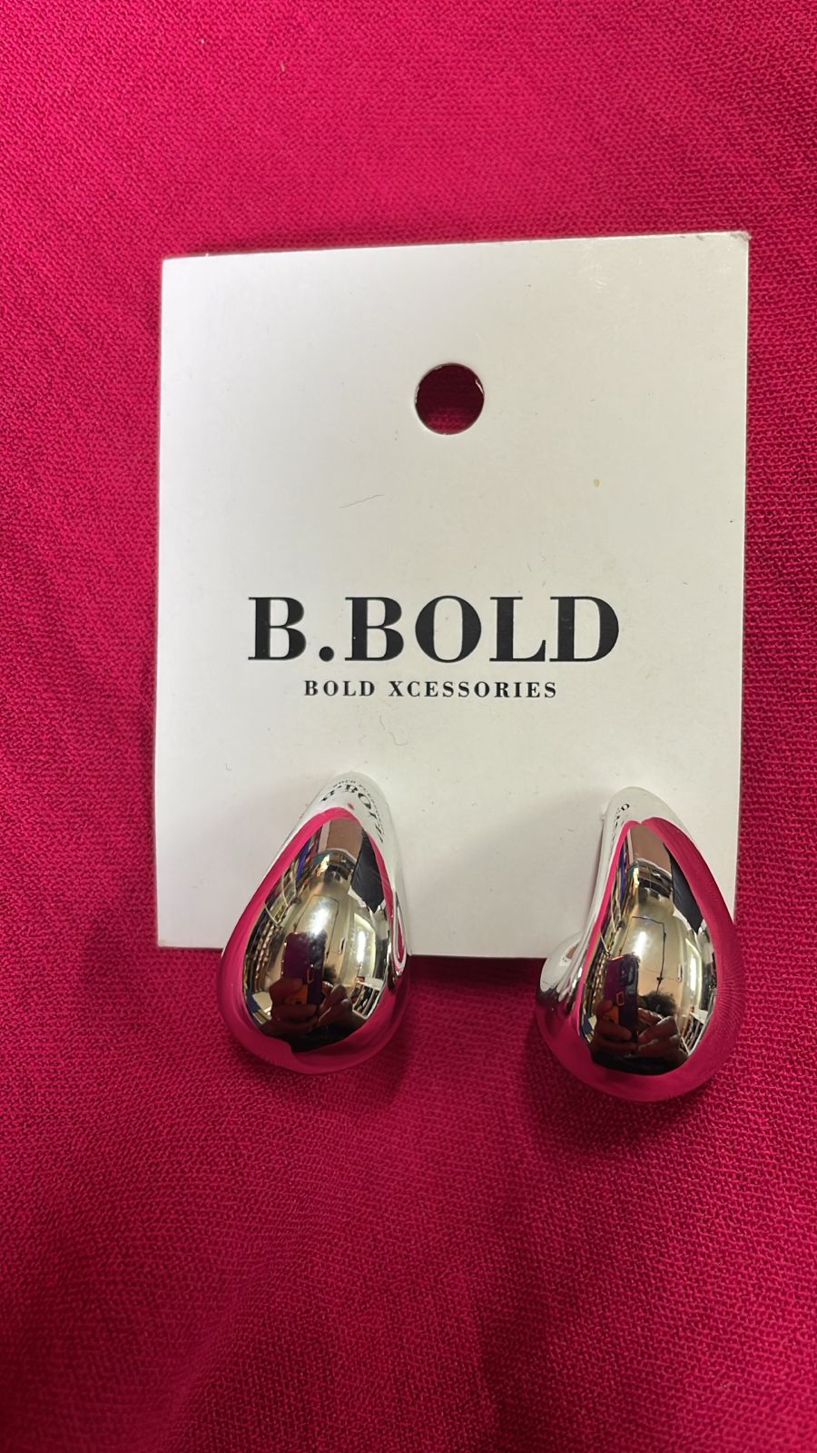 Minimalist Silver Hook Earrings