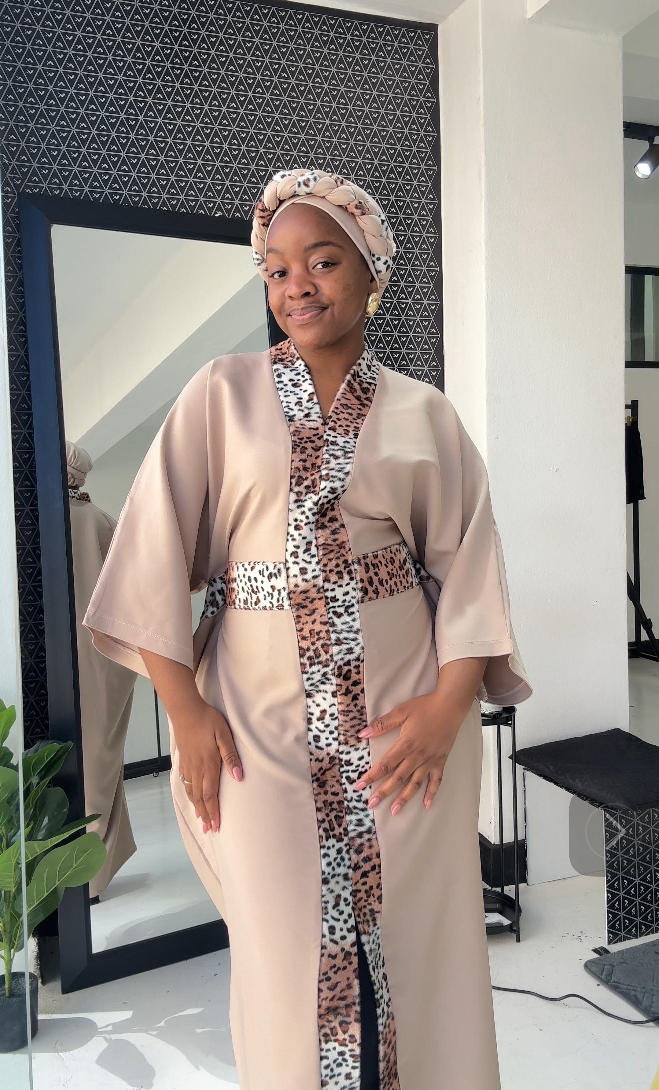 Nkosazana Boubou (Zulu Leopard Print) (Regular & Short)