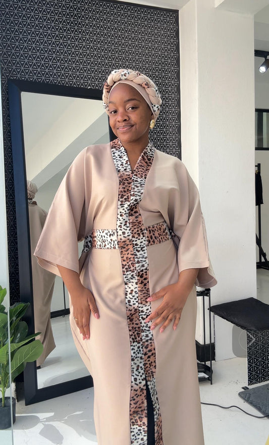Nkosazana Boubou (Zulu Leopard Print) (Regular & Short)