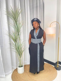 Sleeveless Mosadi Snatched Kimono