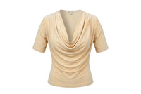 Feminine Drape Top with Sleeves - Tol'thema