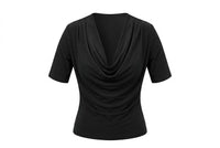 Feminine Drape Top with Sleeves - Tol'thema