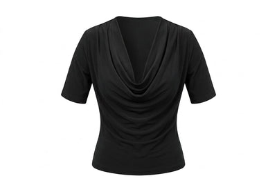 Feminine Drape Top with Sleeves - Tol'thema