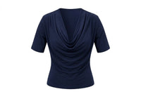 Feminine Drape Top with Sleeves - Tol'thema