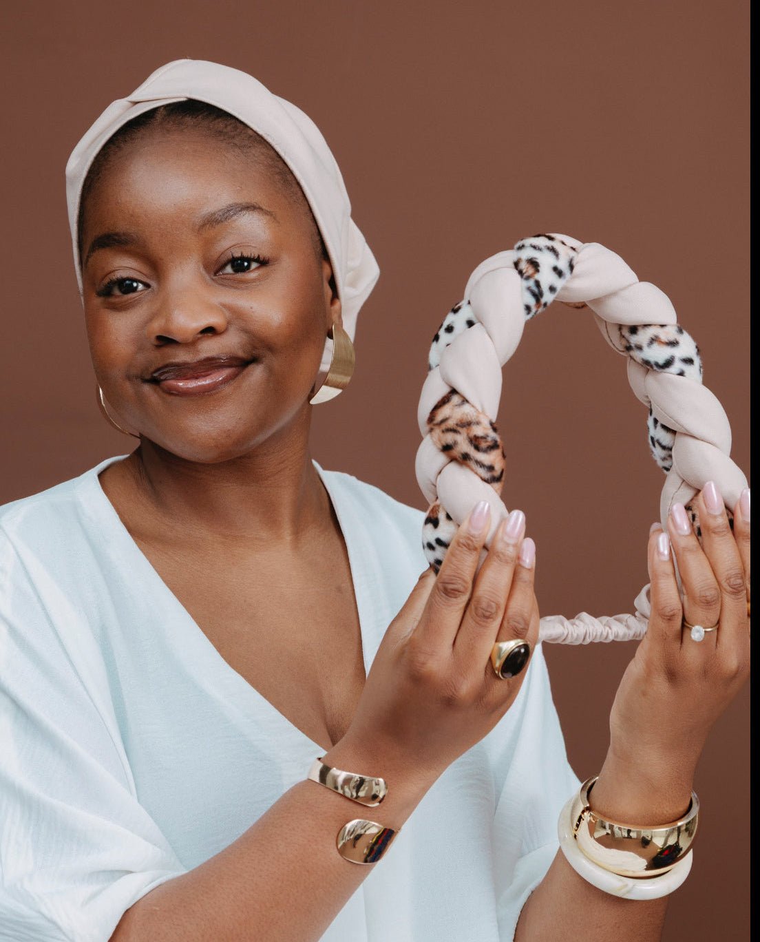 Matching shweshwe Minimalist Braid - Tol'thema