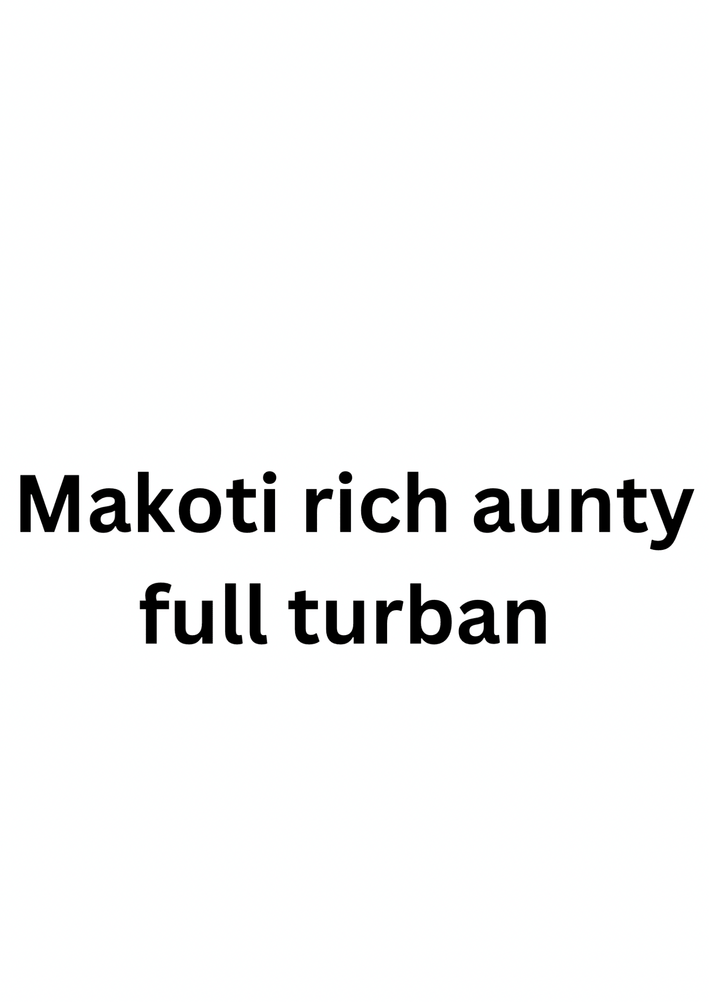 Matching shweshwe Rich Aunty Full Turban - Tol'thema