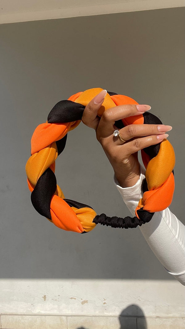 Mixed Colour Braided Headband (Only) - Tol'thema