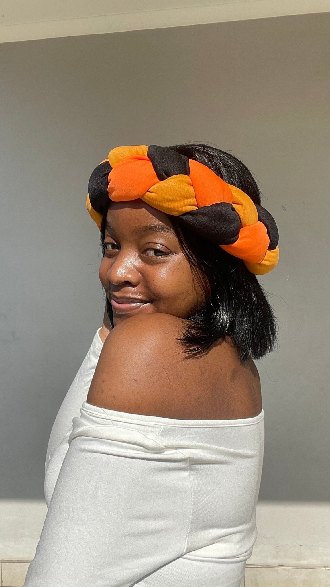 Mixed Colour Braided Headband (Only) - Tol'thema