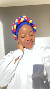 Mixed Colour Braided Headband (Only) - Tol'thema