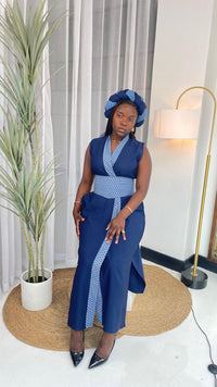 Sleeveless Mosadi Snatched Kimono