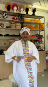 Mkami Boubou (Zulu Towel Print) (Tall)