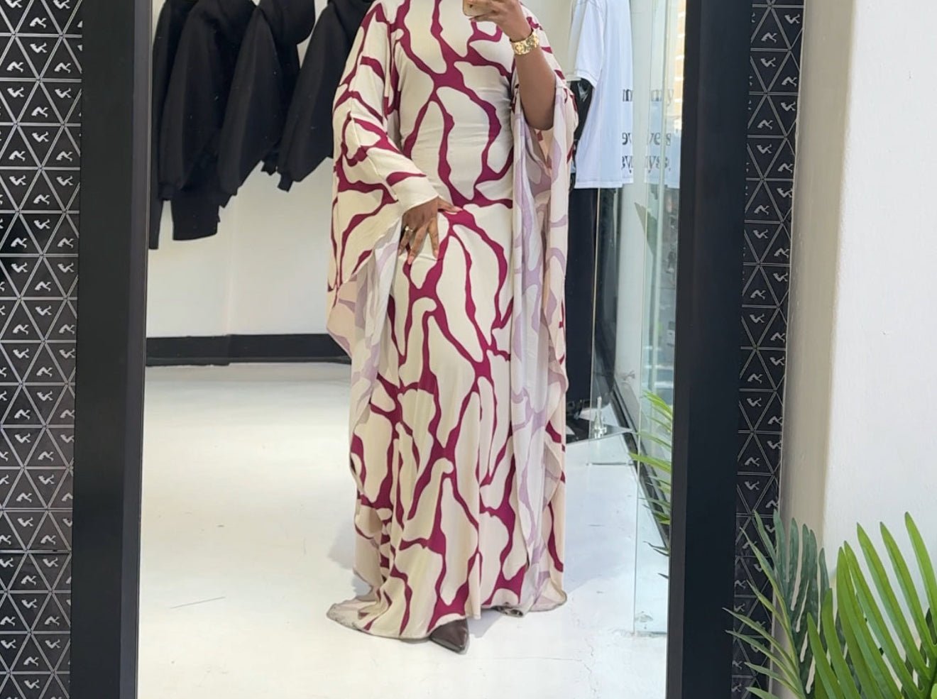 Printed round neck Lindy - (Tall) - Tol'thema