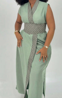 Sleeveless Mosadi Snatched Kimono - Tol'thema