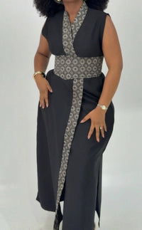 Sleeveless Mosadi Snatched Kimono - Tol'thema