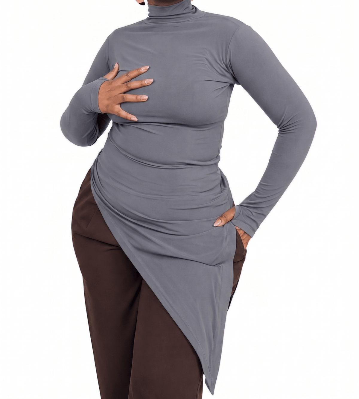 The Angle turtleneck Top - Tol'thema