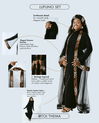 The cultured free Lufuno turtleneck set. - Tol'thema