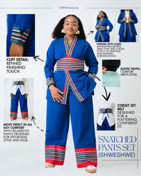 The cultured Snatched pants set - Tol'thema