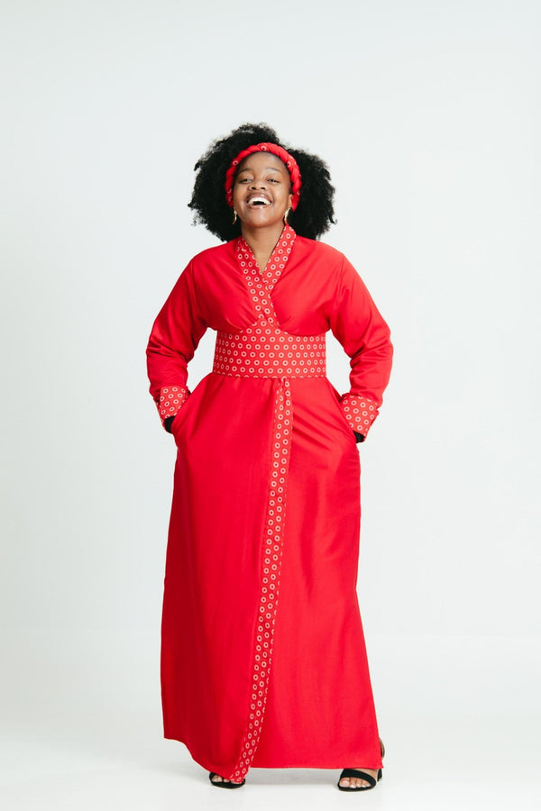The Makoti long sleeve Snatched Kimono - Tol'thema