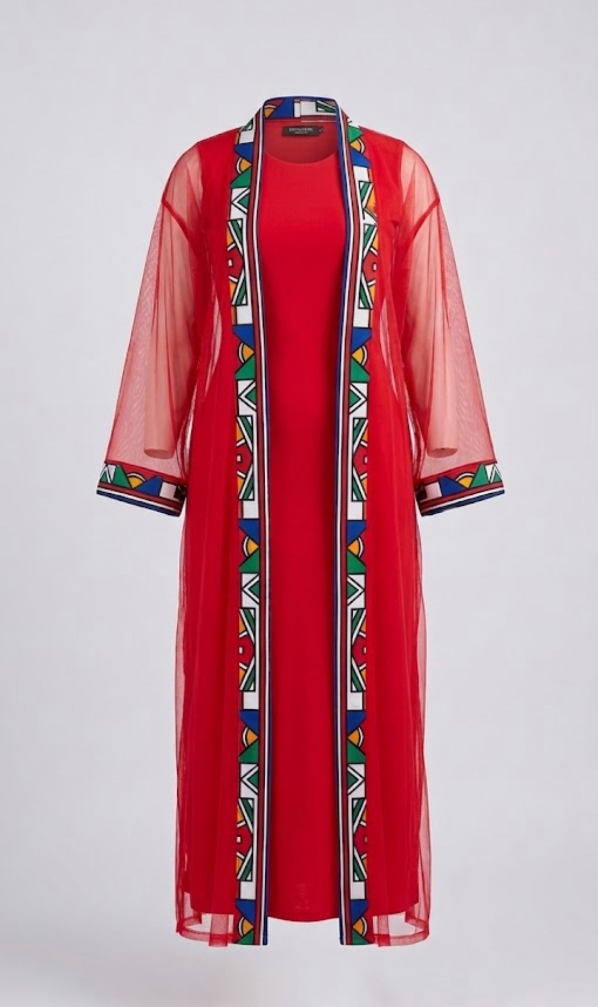 The Makoti Sleeveless Cinched Lufuno set - Tol'thema