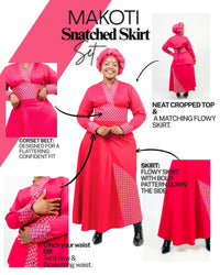 The Makoti Snatched Skirt set - Tol'thema